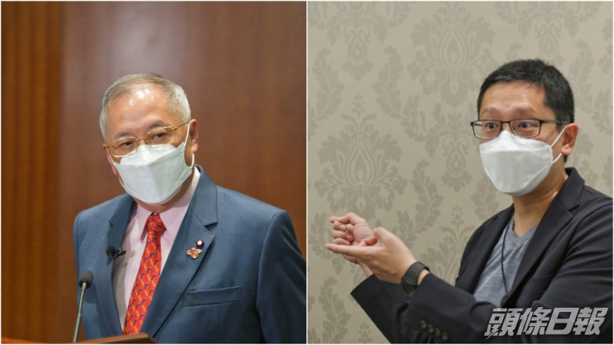 張宇人(左);黃傑龍笑言「鬧吓就有生意日日比佢鬧都冇所謂」(右)。 資料圖片