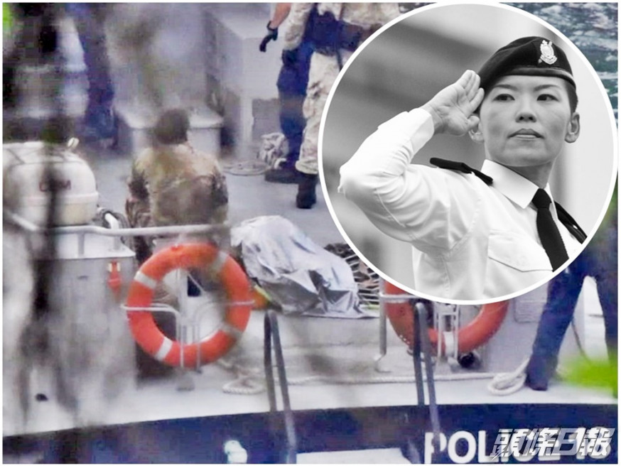 水警女高級督察林婉儀上月在反走私行動中墮海殉職。 資料圖片