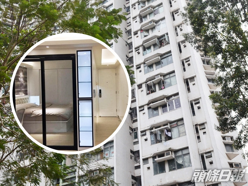 丈夫打算以約20萬元裝修屯門良景邨一個公屋單位。資料圖片(小圖為網圖)