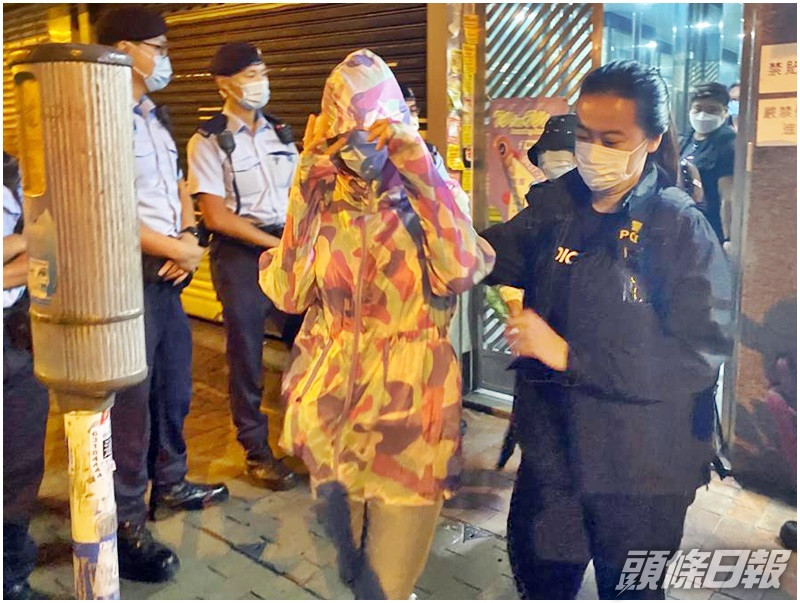 被捕人士。