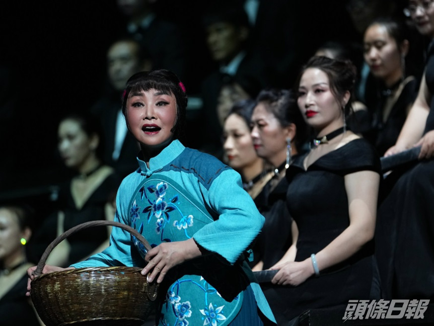 秦腔現代戲《王貴與李香香》今年中在陝西省會西安上演。新華社圖片