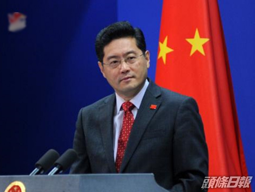 外交部副部長秦剛。網圖