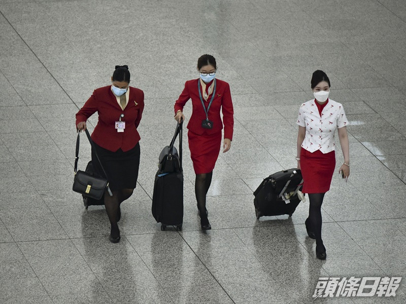 政府要求機組人員隔離21日。資料圖片