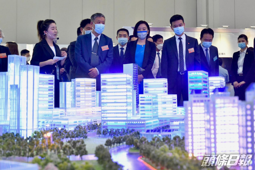 大國建造主題展在香港會展中心開幕。