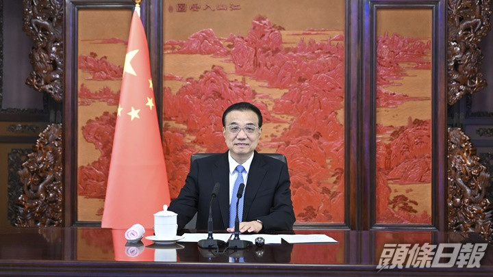 李克強指內地第三季經濟恢復回穩。新華社資料圖片