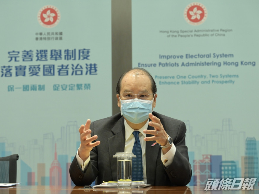 政務司司長張建宗。
