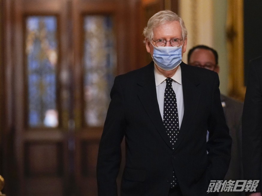 美參議院共和黨領袖麥康奈爾。AP圖