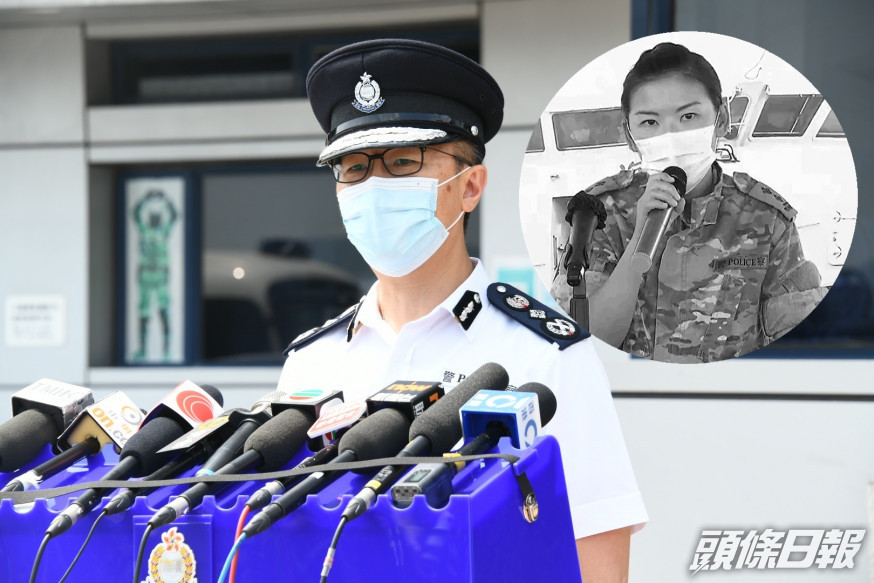 蕭澤頤昨日率領香港警方代表團前往深圳,提到林婉儀殉職一事。資料圖片