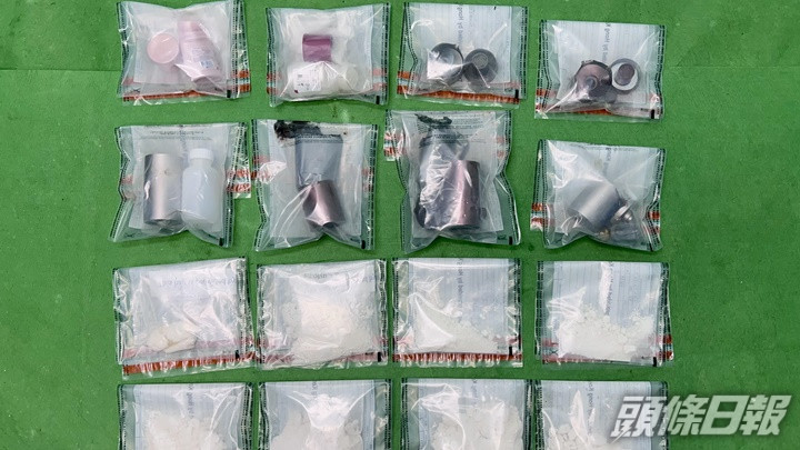 海關在機場檢獲市值73萬元的懷疑可卡因。政府新聞處圖片
