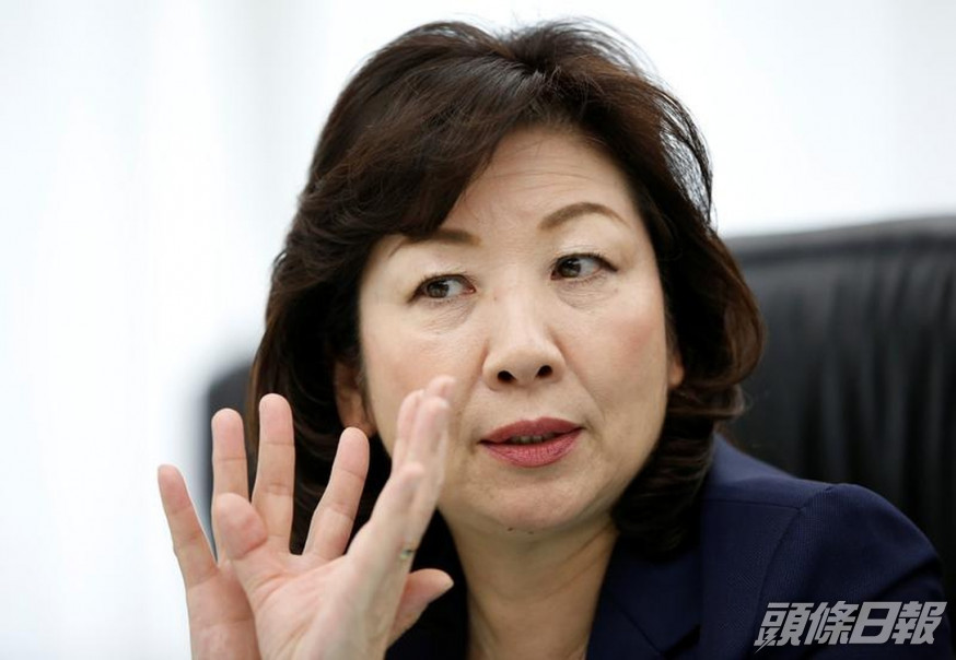 自民黨代理幹事長野田聖子宣布參選。路透社資料圖片
