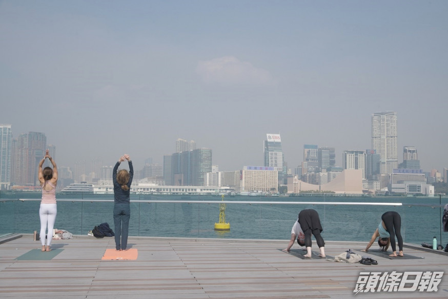 本港空氣污染水平上升。資料圖片