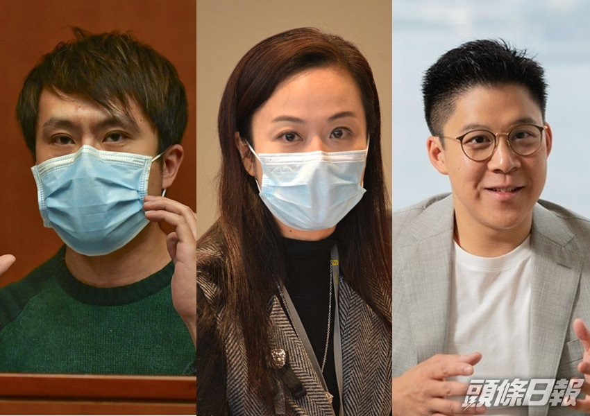鄺俊宇、陳凱欣、霍啟剛。資料圖片