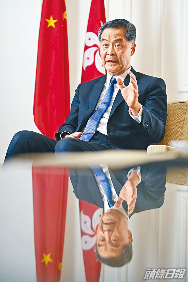 梁振英表示,若不通關,對於港人生活亦受到影響。