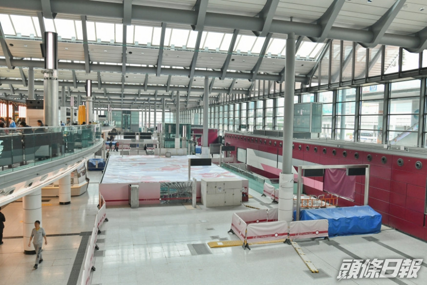 港鐵紅磡站擴建工程。資料圖片