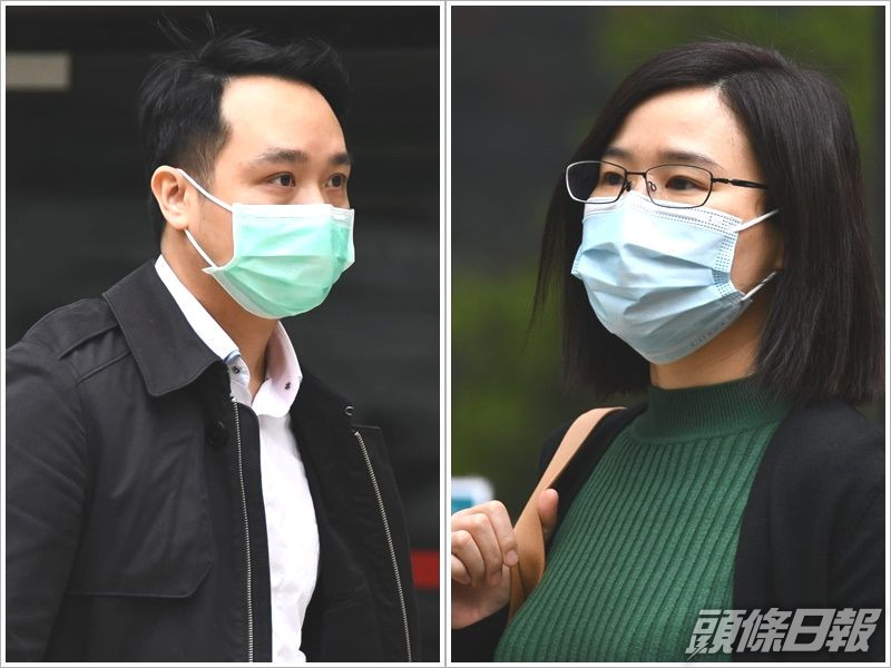 彭兆衡(左)及李珮珊(右)。