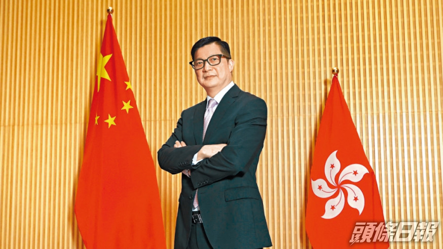 鄧炳強指港區國安法實施兩周年,使香港「由亂變治」。資料圖片