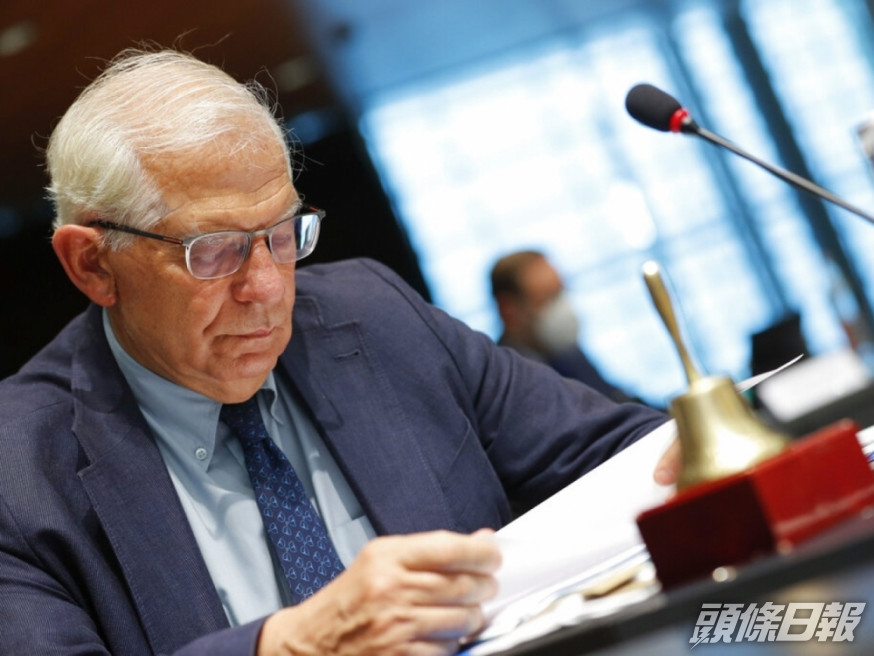 歐盟外交與安全政策高級代表博雷利:歐盟將會對白俄羅斯實施經濟制裁。AP圖