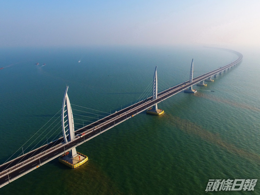 港珠澳大橋。新華社圖片