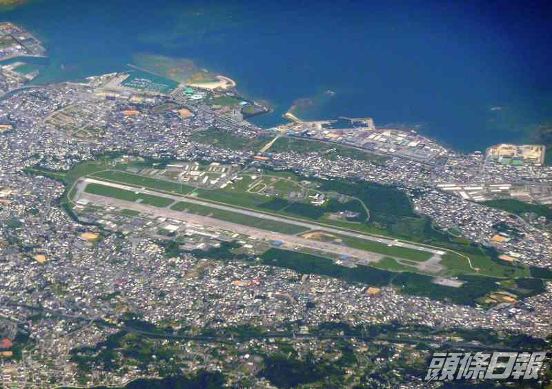普天間基地自本月7日以來有38名美兵確診。網圖