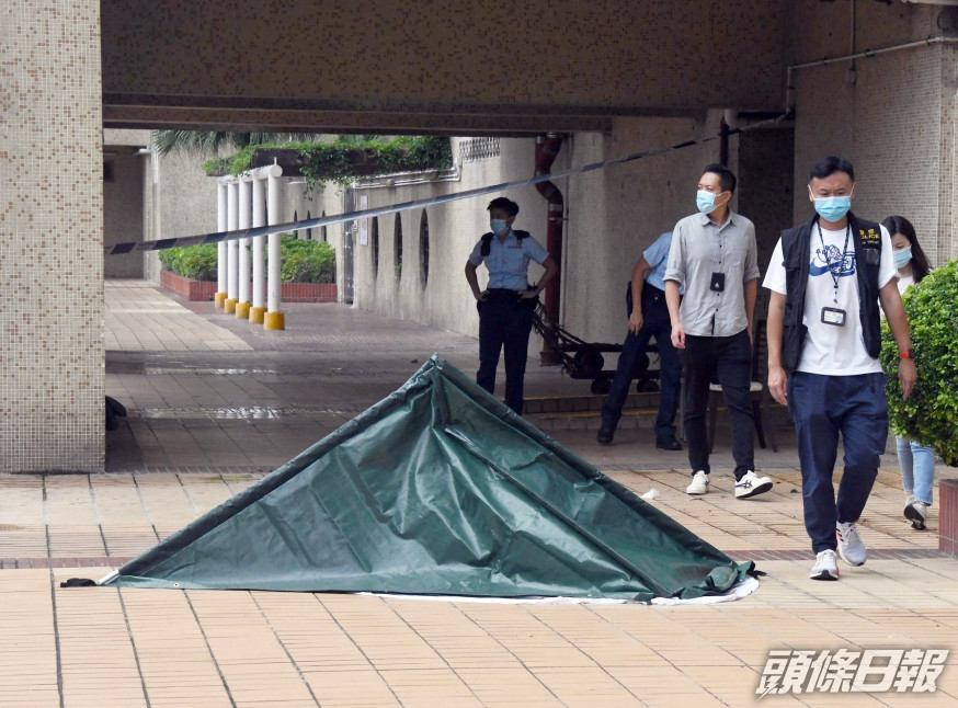 男事主疑畏罪墮樓自殺身亡。資料圖片