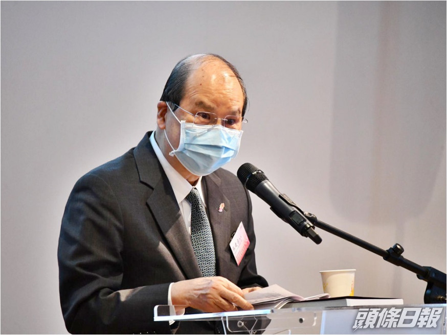 張建宗讚揚海員工會多年來的貢獻。盧江球攝