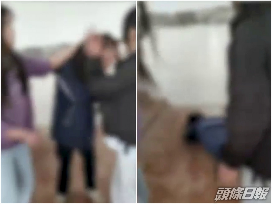 安徽滁州一所中學發生校園暴力事件,多人將女孩圍堵在廁所進行毆打。