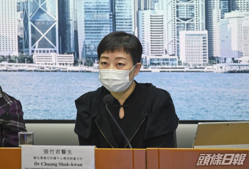 張竹君指「名潮食館」群組未有新患者。資料圖片