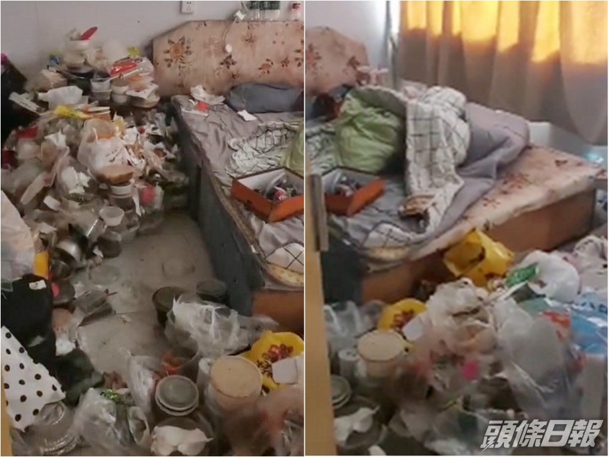 湖北一名女租客不但拖欠2個月的租金,更把房子弄得亂七八糟。網圖