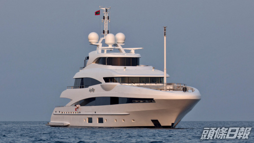 豪華遊艇「MySky 號」作價2950萬歐羅。REUTERS