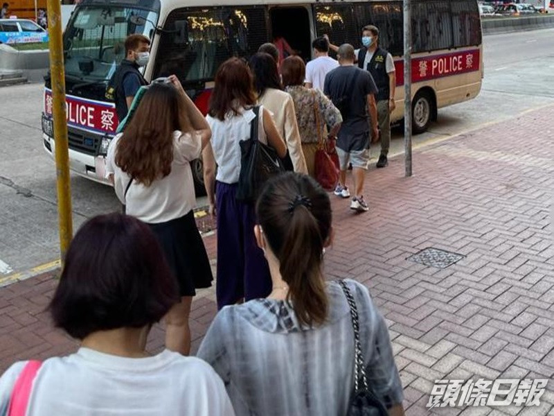 多人被捕。警方圖片