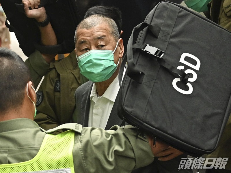 官指需考慮黎智英會否繼續作出危害國家安全的行為。資料圖片