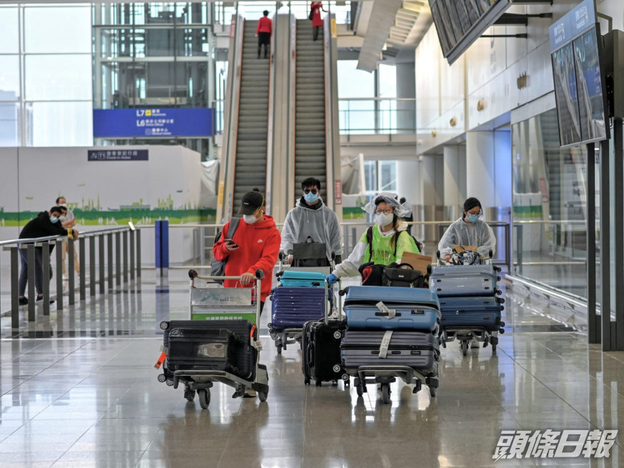 海外入境旅客。資料圖片