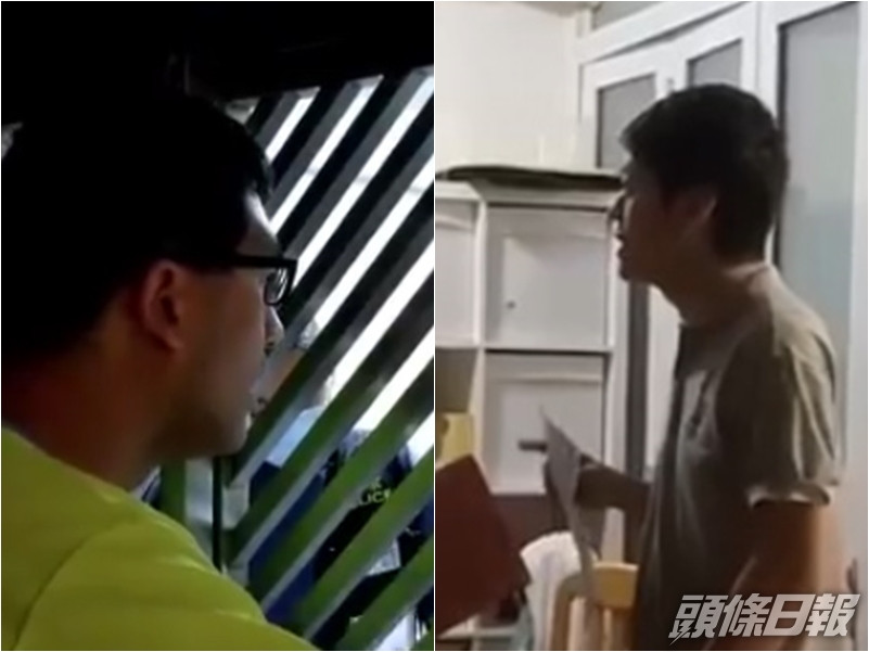 警方早前分別到林卓廷及許智峯寓所拘捕兩人。影片截圖