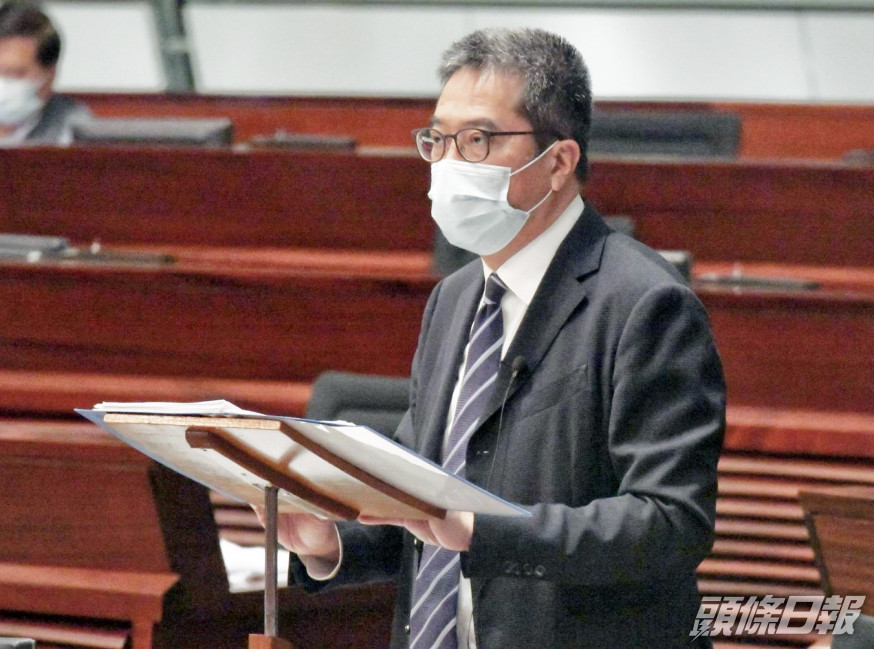 黃偉綸預料,混凝土廠最快可於2024年投入運作。資料圖片