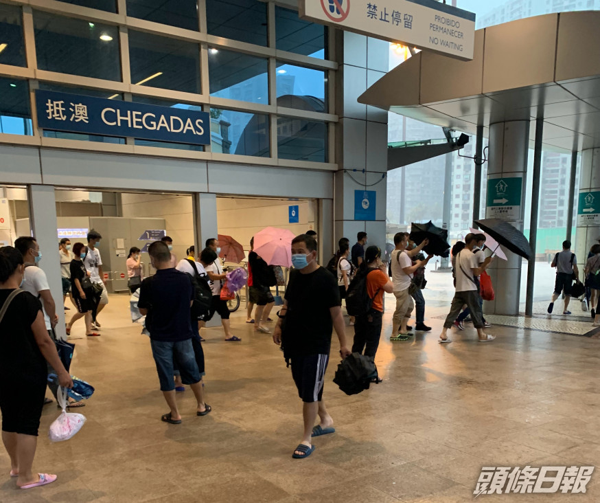 澳門關閘口岸。網上圖片