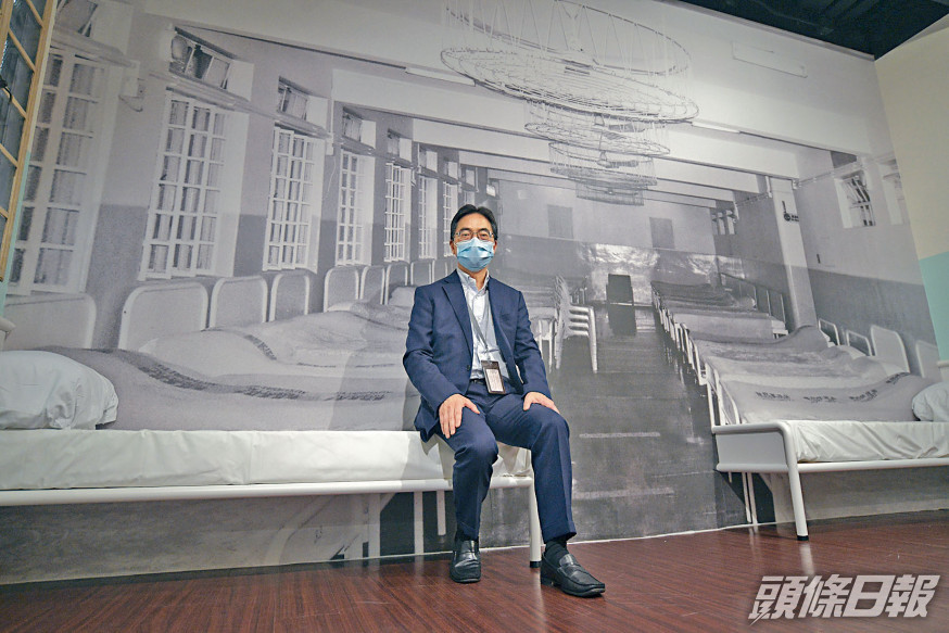青山醫院行政總監林明指,市民愈來愈包容精神病患者。陳浩元攝