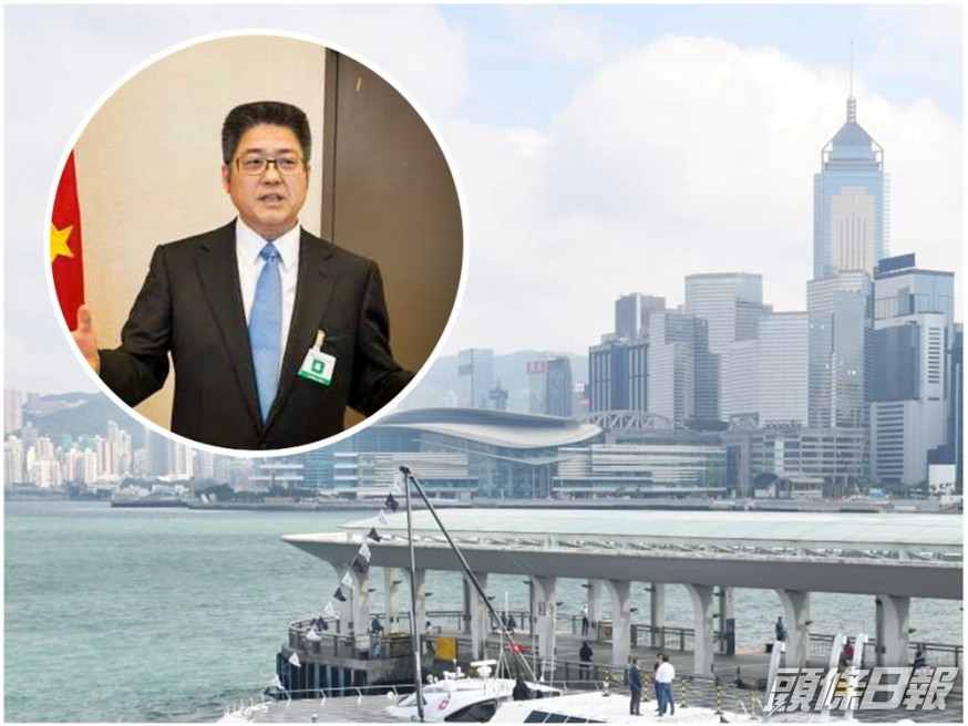 樂玉成(小圖,新華社資料圖片)預期完善「一國兩制」後香港會更穩定繁榮。