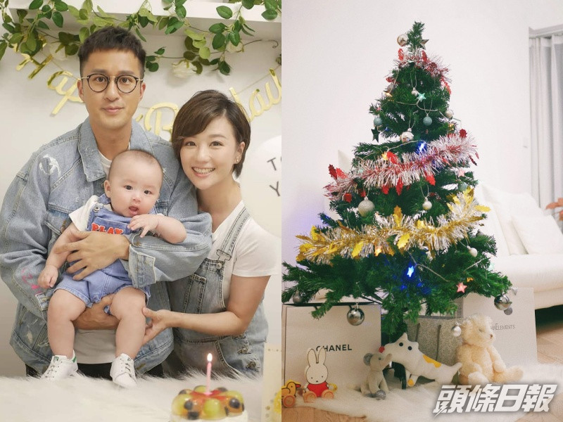 林燕玲上載一家人裝飾聖誕樹的相片,回應「我們很好」。