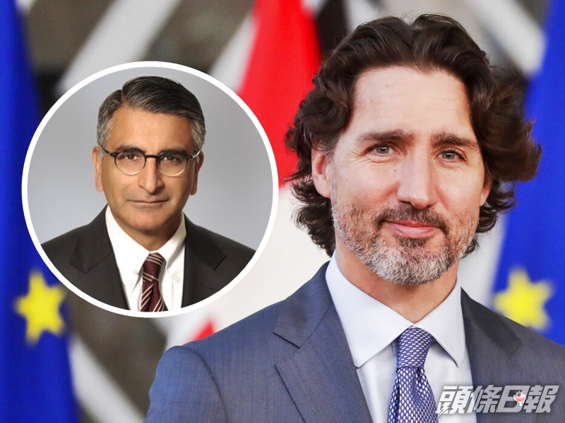 加拿大總理杜魯多提名安大略省上訴庭法官賈邁勒(小圖)成為最高法院大法官。AP圖片及Twitter圖片