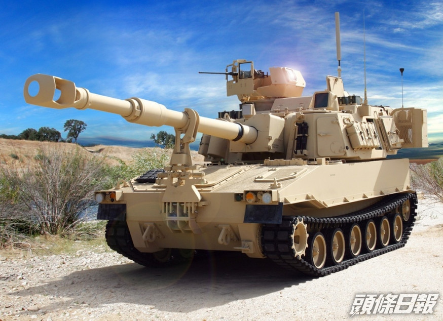 據報此筆軍售案包括40輛新型M109自行榴彈炮。網圖