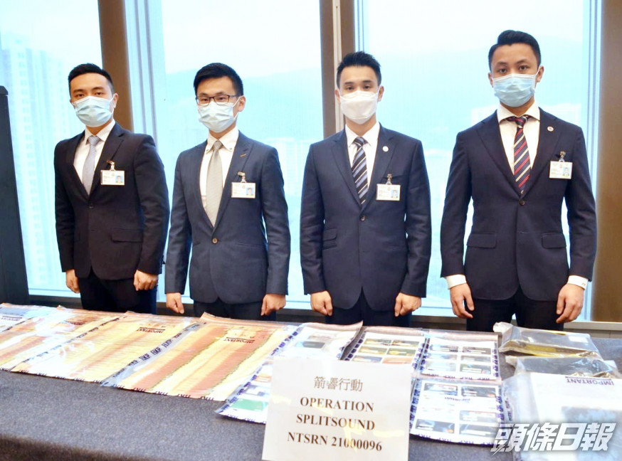 警方講述破案經過。林思明攝