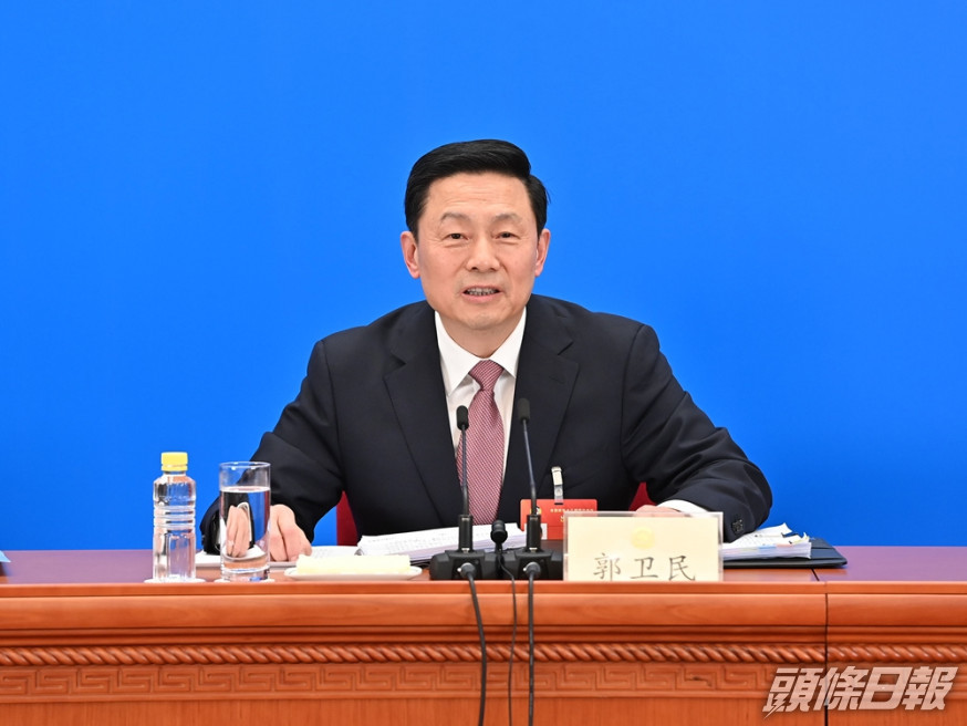 全國政協會議新聞發佈會發言人郭衛民。