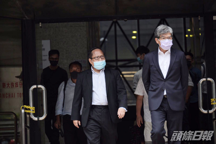 何俊仁和單仲楷。
