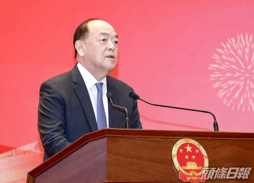 賀一誠就消費券計劃表達抱歉。澳門新聞局圖片