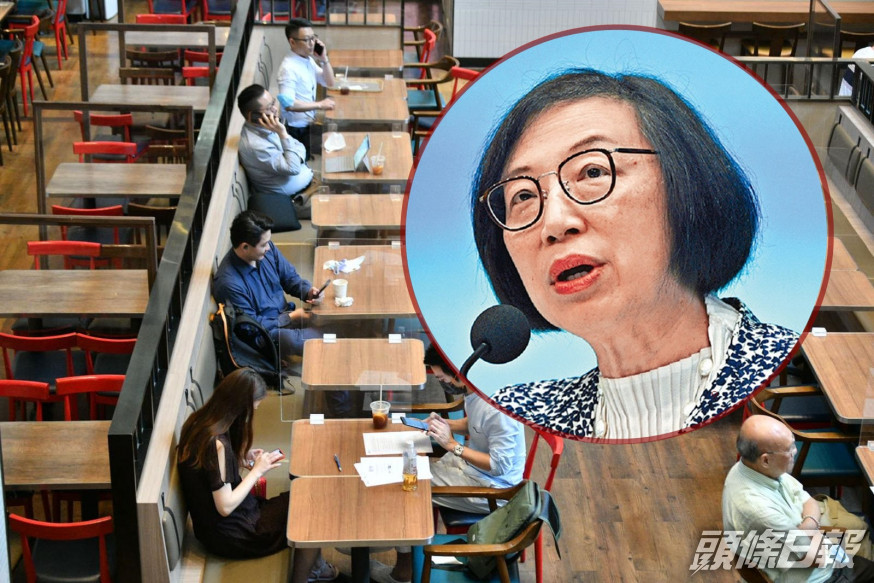 陳肇始(圓圖)預料D類食肆會上升。資料圖片
