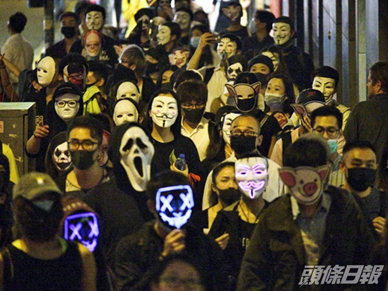 民主派就禁蒙面法終極上訴案今開審。資料圖片