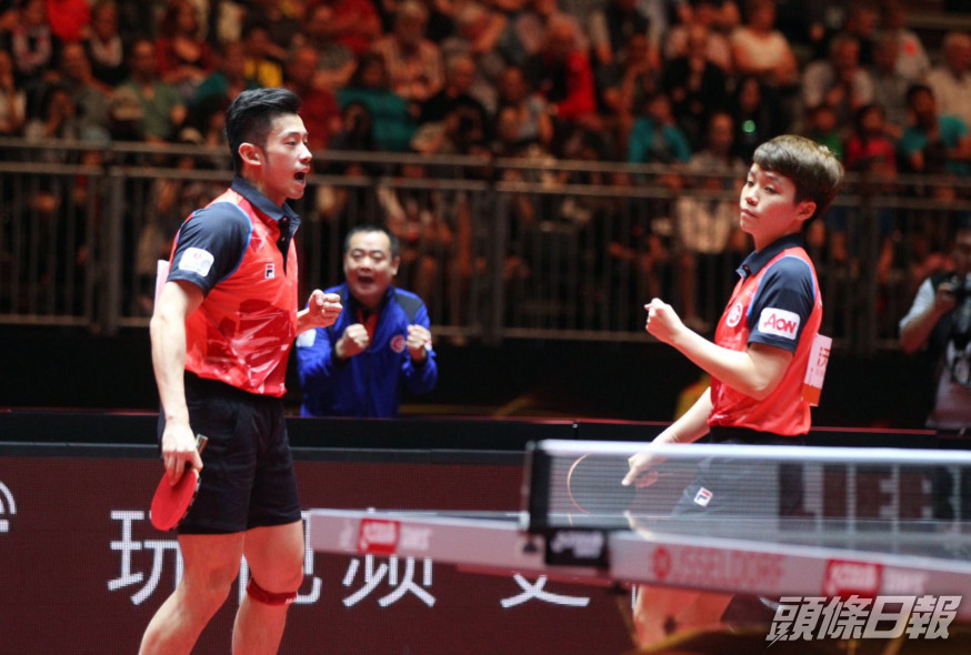 香港乒乓球隊正在內地練兵。 資料圖片