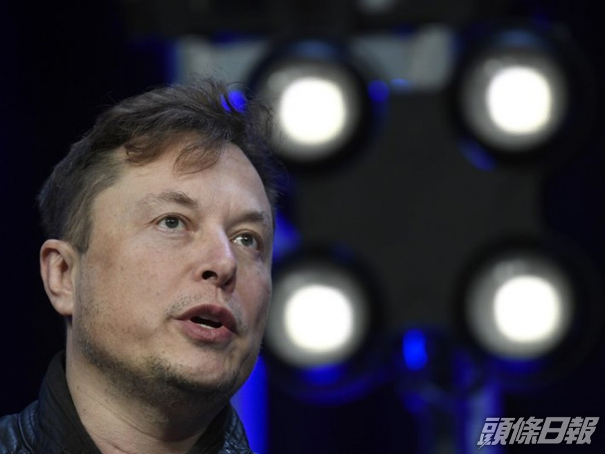 電動車特斯拉行政總裁馬斯克。美聯社圖片