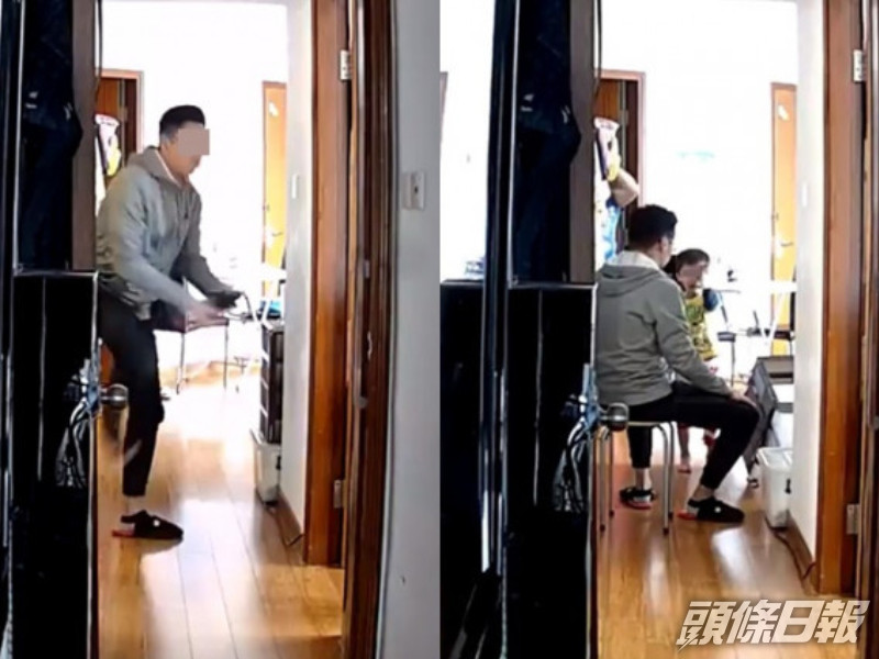 男警涉嫌虐兒,去年5月案發片段網上流傳後被捕,停職至今。資料圖片