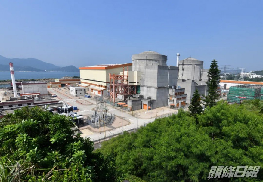 廣東深圳的大亞灣核電基地兩台機組。新華社圖片